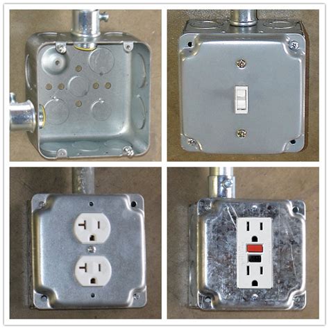 access to an electrical junction box|exposed electrical outlet box.